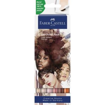 Faber-Castell Goldfaber Aqua Dual Marker 6er Etui Portrait